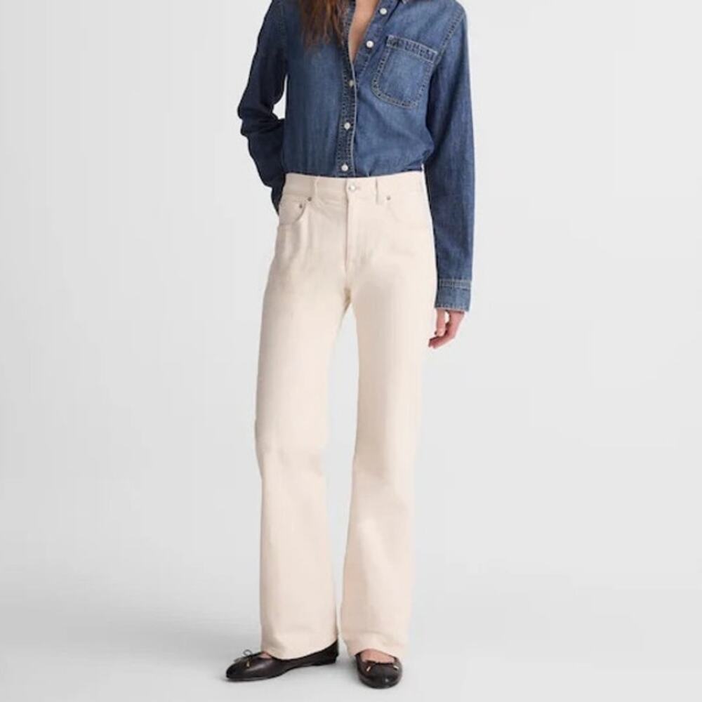 Madewell Relaxed Bootcut Jeans Vintage Canvas Comfort Stretch Size 25 NWT